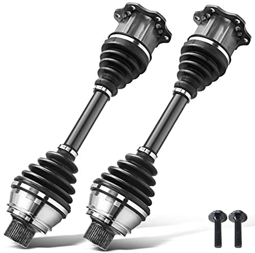 Frankberg 2x Arbre de Transmission sans bague ABS Essieu Avant Compatible avec A4 8K2 A4 Allroad 8KH A4 Avant 8K5 A5 8T3 A5 Cabriolet 8F7 A5 Sportback 8TA Remplacer# 8K0407451DX