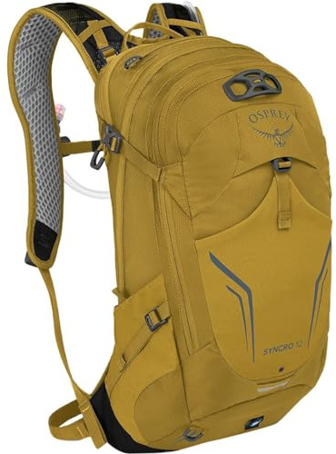 Osprey Syncro 12L Herren Wanderrucksack mit Hydraulikspeicher, Primavera Yellow
