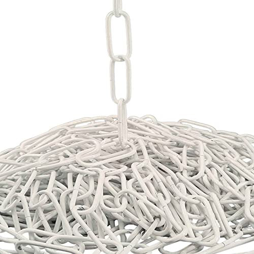 Christoph Palme 10m Eisenkette ø 2mm Glatt Zierkette Rundstahlkette Rundgliederkette Kette (Weiß)