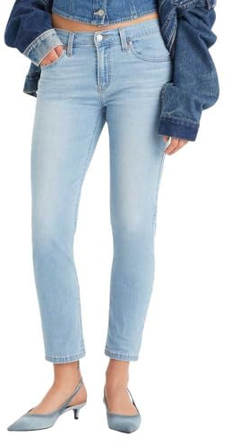 Levi's Mid Rise Boyfriend Jeans för kvinnor, Coola vänner från college, 31W / 34L