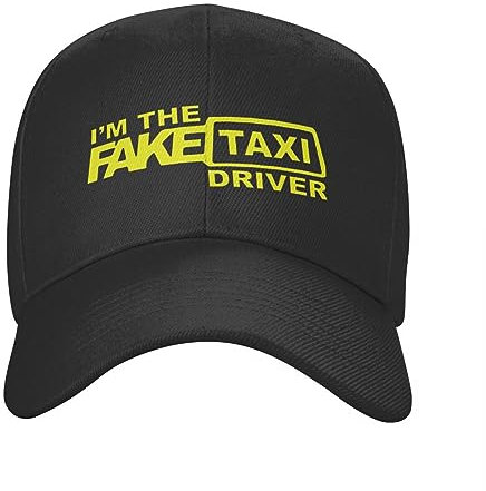 Baseballkappe Snapback Sonnenhut Classic I Fake Taxi Driver Baseballkappe Unisex Erwachsene Verstellbare Dad Cap Männer Frau Hip Hop Hip Hop Geburtstagsgeschenk