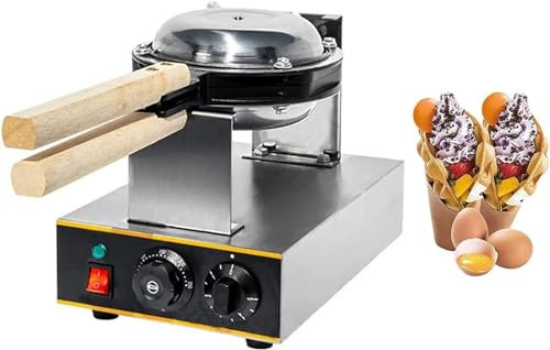 Commercial Waffle Maker, 1400w Stainless Steel Non-stick Electric Waffle Machine,temperature and Time Control Waffle Waffle Maker for Home,commercial Use (Color : 220v)