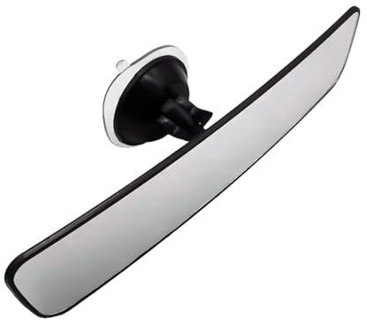 1 Specchietto Retrovisore Auto a Ventosa, Specchietto Retrovisore Girevole a 360°, Accessori Interni Auto, Specchietto Auto, Specchietto Retrovisore Antiabbagliante, Adatto per Auto, Camper, Camion