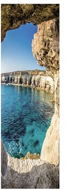 Adesivi per frigo per porte intere e porte Mare blu autoadesivi carta da parati professionale in vinile 60X150CM
