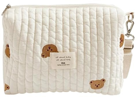 Trousse De Toilette Bebe, Sacs à Langer Portables universels pour bébé, ni Fourre-tout Sac à Main Maman Sacs à Langer, Organisateur de Maman Fermeture à glissière à Une épaule Broderie