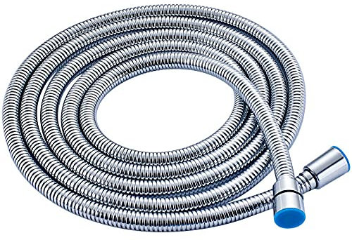 ZiYouao Duschschlauch Chrom Edelstahl Flexible Duschschlauch Weiche Dusche Rohr Badezimmer Wasserleitung Gewöhnliche Sanitärschläuche1.5/2,45 / 3m Brauseschlauch(245cm Shower Hose)