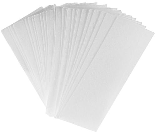 Wax Strips for Warm Wax and Sugar Paste [100 Pack] Non Woven Tear-Resistant & Skin-Friendly Waxing Strips for Any Type of Depilation on Leg, Chest, Back, Intimate Area and Face