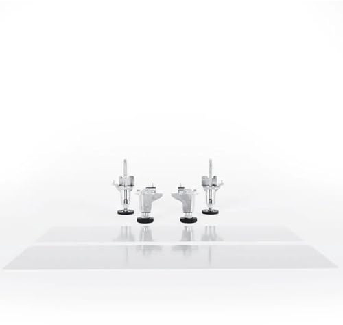Siemens Höhenverstellbare Füße für Einbau-Waschmaschinen WZ30400 | 5 cm Höhenerweiterung zur Installation unter 90 cm Arbeitsplatten, stabiles 4er-Set inklusive Montageschrauben und Klebeband