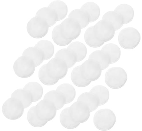 Baluue 200stücke Gesichtsreinigungspads Make-up Entferner Kosmetik Reinigungsschwämme Puderentfernerpads Hauchzart Hautfreundlich Wiederverwendbar Mit Tasche Für Reisen Und Zuhause