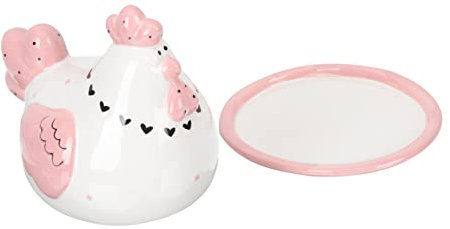 COLLBATH Chick Ceramic Butter Storage Box Porcelain Butter Dish Airtight Multi-Function Home Snack Container