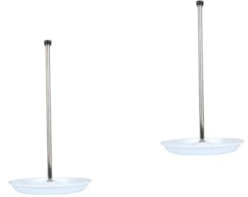 MAGICLULU 2St Weinkaraffe Trockengestell Stielglasgestell umgedrehter Kelchständer Trockenständer für Glaswaren Weinregal glasflasche Wäscheständer für bar Tasse Arbeitsplatte Rack Weiß