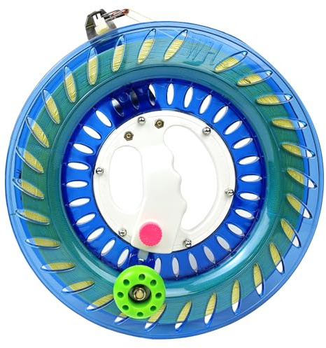 25,9 cm Drachenwickler mit Schnur, Drachenschnurrolle für Kinder und Erwachsene, einfach zu bedienende Drachenschnur und Spule, mit strapazierfähigem Drachenfaden und Verbindungsstück (dunkelblau)