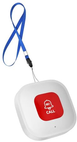 VOCA Pulsante di Emergenza SOS Wireless Smart WiFi, Pulsante di Chiamata, Pulsante di Panico, Allarme di Emergenza per Anziani, Senior, Pazienti e Disabili | WiFi 2.4G