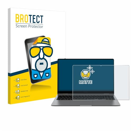 BROTECT Schutzfolie für Samsung Galaxy Book5 360 15.6 | Entspiegelnder Displayschutz Made in Germany Matte Displayschutz-Folie Anti-Reflex Anti-Fingerprint Einfache Montage