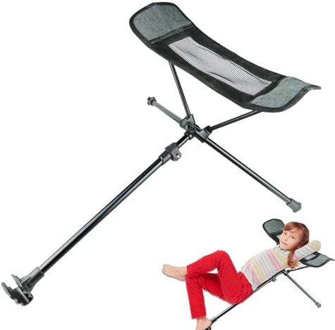 Klappstuhl-Fußstütze - Moon Chair Camping mit klappbarer Beinstütze,Ausziehbare Stuhl-Fußstütze für Outdoor-Picknick-Angelcamp-Stühle, Strandkörbe