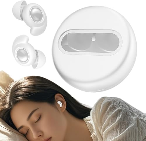 Écouteurs antibruit de sommeil – Bouchons d'oreille anti-bruit – 5.3 sans fil avec réduction de 35 dB pour les voyages en avion, les travaux de construction