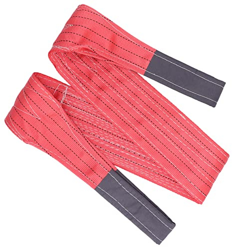 Cinghia per sollevamento, cinghia rotonda senza fine per carichi pesanti, capacità 11023 lb, cinghia di sollevamento in poliestere da 6,56 ft per il sollevamento di carichi in edil