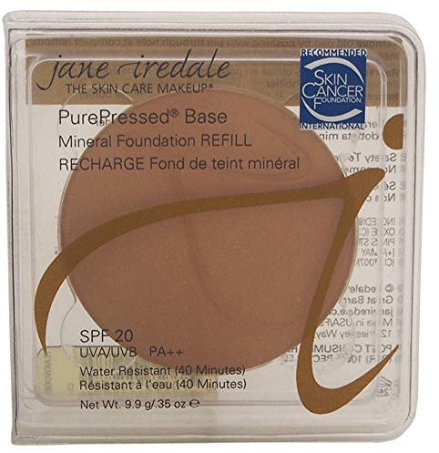 jane iredale -Pressed Powder Refill - Teakwood SPF 20 Beruhigt sensible Haut (Rosazea/Akne) Deckt Rötungen ab