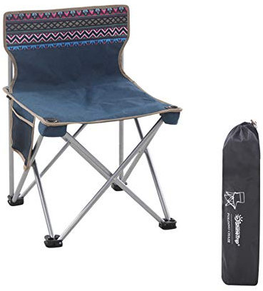 WANGLXFC Klappstühle, Faltstuhl mit Tragetasche, Bequemer Strandstuhl, klappbarer, aus Robustem Oxford-Gewebe, für Angeln/Outdoor/Garten/Camping Hocker, B
