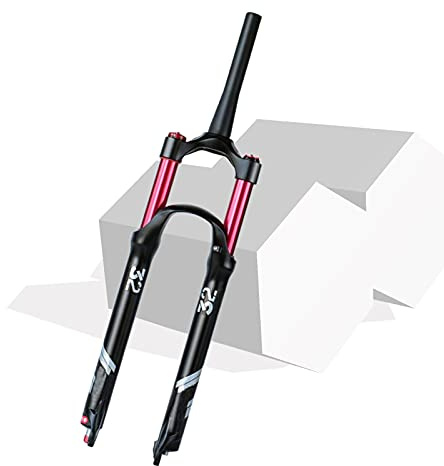 SJHFG 140mm Federweg Magnesiumlegierung Fahrrad Federung Vorne Gabel,26/27,5/29 Zoll MTB Luft-Federgabel Rebound Adjust