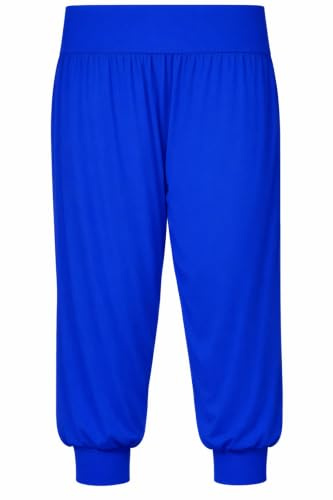 Harem byxor för flickor Ali Baba Byxor Lösa Casual Holged Sport Elastic Dance Yoga Leggings Barn Flaggade Kostymer Barn Bekväma Byxor Avslappnade Midja 5-14 År, Kungsblå, 5-6 år