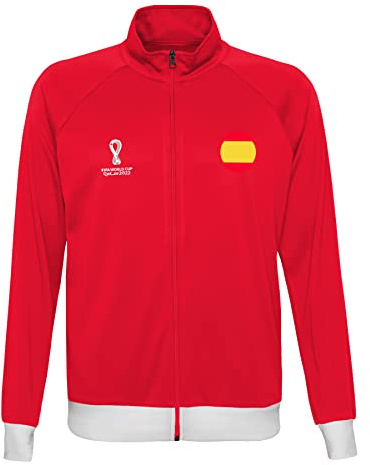 FIFA Veste de survêtement officielle World Cup 2022, homme, Espagne, XL