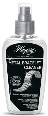 Hagerty Metallarmband Cleaner I Cleaner för stål, rostfritt stål, guld etc. I Mjukt rengöringsmedel för tillbehör som metallklockor och armband