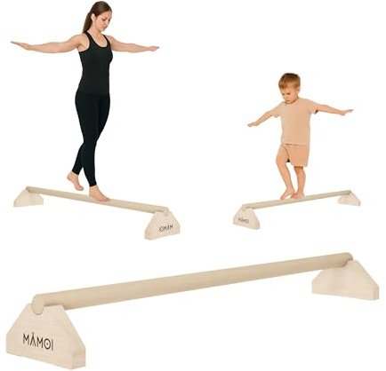 MAMOI 100 cm Schwebebalken, Balanciersteine, Balance Beam, Balancierbalken, Balance Steine für Erwachsene