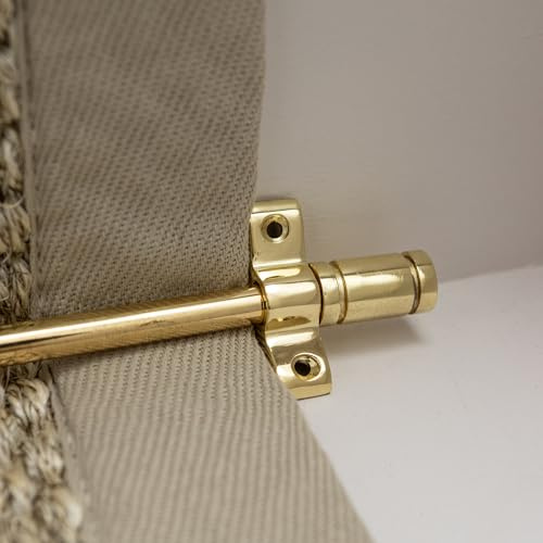 Brass Bee Teppichläufer mit Kolbenabschluss, Nickel, Messing, Antik-Messing, Treppenteppichstangen