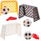 Baker Ross FN210 Set di porte da calcio - Confezione da 8, piccoli giocattoli da calcio, riempitivi per feste di calcio
