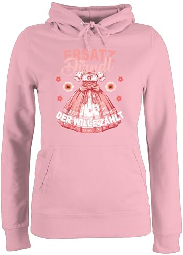 Shirtracer - Pullover Damen Hoodie Frauen - Kompatibel mit Oktoberfest - Ersatz Dirndl - Der Wille Zählt