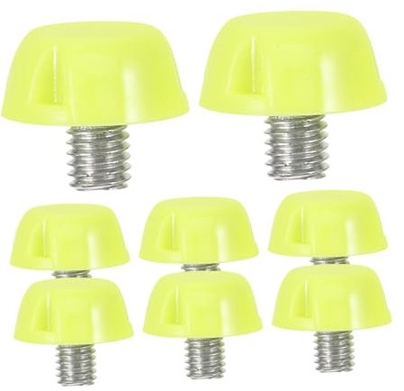 NULYLU Ußball Stollen Fußballschuh Spikes Fußballschuh Stollen Ersatzstollen Schraubstollen Für Fußballschuhe 10mm Fluoreszierendes Geeignet Für Verschiedene Sportarten Langlebige Und Vielseitige