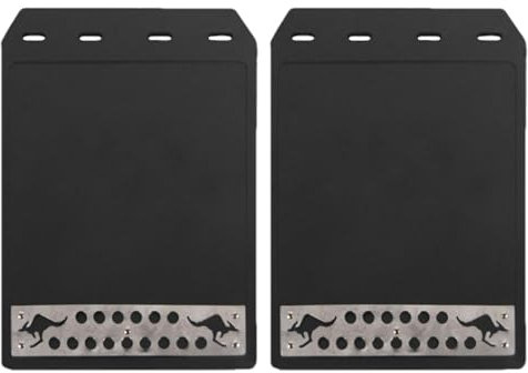 Paraspruzzi per camion, paraspruzzi per auto, resistenti al calore, parafanghi posteriori, facili da installare, eleganti e funzionali, 2 pezzi, 32 x 21,8 cm, per pick-up auto