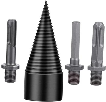 SEWOART 4-teiliges Holzspaltbohrer-set Kegelbohrer Für Bohrmaschine Strapazierfähig Für Holzbearbeitung