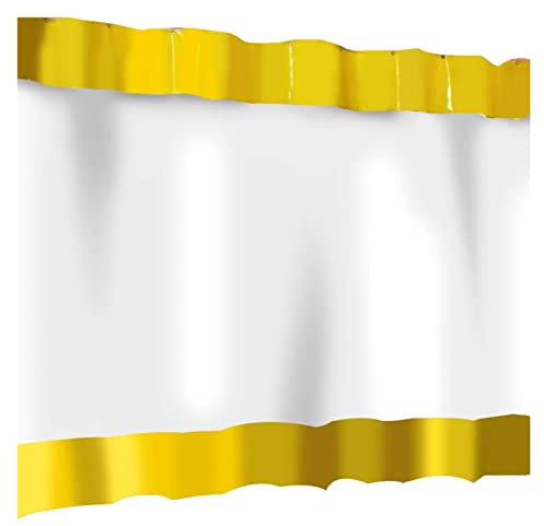 KFDDO Outdoor Clear Curtain Waterproof Anti-Aging Insulation Transparent Tarpaulin Heavy Duty PVC Partition Screen for Garden Patio Deck Gazebo (3x2m)