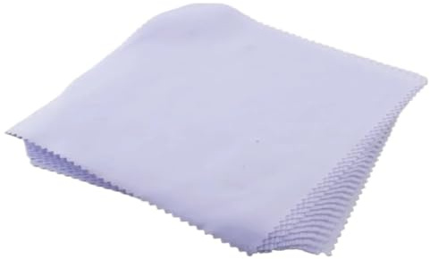 Nzoike Reinigungstuch 100 Stück weiß 13x13 cm Sublimations-Mikrofaser-Reinigungstuch Brillenputztuch Bildschirm Linsentuch schwarz grau(White)