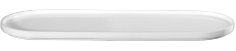 ASA Opal Teller oval weiß 26cm