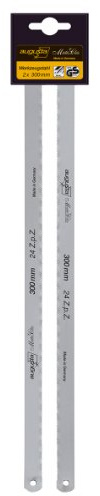 Augusta-Heckenrose Ersatzblätter 300mm 2 Stk. I Metallsägeblatt mit gewellter, feiner Zahnung für leichte Metallbearbeitung I Ersatzblätter für Metallsägen