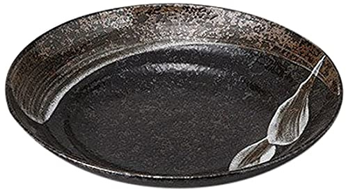 Set of 5, Large Bowl, Planting Pot, Rough Brush 9.5 Serving Plate [11.2 x 2.2 inches (28.5 x 5.7 cm)] [Restaurant, Ryokan, Japanese Tableware, Restaurant, Commercial Use, Tableware, Tableware]