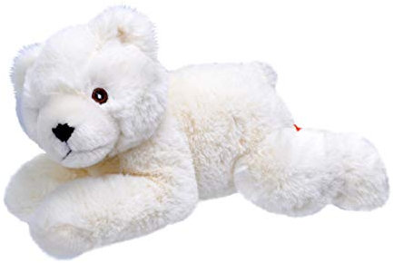 Wild Republic Ecokins Mini Eisbär, Kuscheltier aus Stoff, Nachhaltiges Spielzeug, Baby Geschenk zur Geburt von Jungen und Mädchen, Stofftier 20 cm