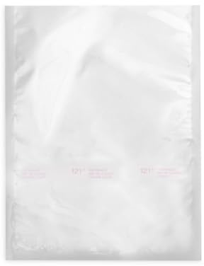 Siegelrand-Kochbeutel 180 x 250 mm - 100 Stück - Vakuumbeutel (glatt) für Kammermaschine - hitzebeständig bis 121°C - OPA/PP-Verbund 90 µ - transparent - Vakuumtüten - Einschweißtüten