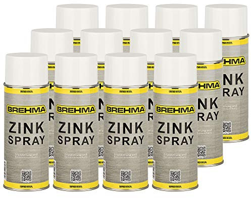 BREHMA 12x Zinkspray 400ml