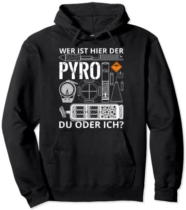 Pyro Pyrotechnik Silvester Feuerwerk Pullover Hoodie