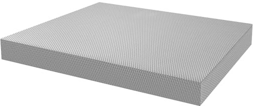 Exercise Balance Pad 19.7 x 15.7 x 2.4, Balance Foam Mat for Physical Therapy Equipment & Strength Stability Training, Slip Resistant Foam Mat for Yoga, Pilates, Meditation (Grey)