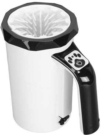 Hundepfotenreiniger, Automatischer, Wiederaufladbarer Hundefußreiniger, Pfotenwascher, Multifunktionaler Schlammpfotenreiniger, Leistungsstarke Silikonborsten, Tragbarer