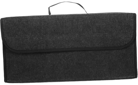 TINEASUR Kofferraumtasche Aus Filz Faltbar Für Auto Und Van Aufbewahrungstasche Tragbar Robust Werkzeug-organizer Platzsparend Kofferraum-aufbewahrungstasche Installieren