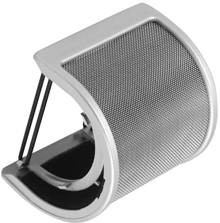 HIAKDOFT Filtro Anti-ruido para Micrófono Forma Protección contra Viento Fácil Instalación Compatible con Varios Micrófonos Color Gris Resistente y Duradero