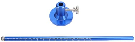 Tyenaza — Gramil de rueda de aleación de aluminio, trazador para carpintería, herramienta de marcado paralelo para mortajas, con pomo moleteado y escalas métricas e imperiales