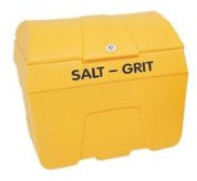 Yellow Winter Salt and Grit Bin 200 Litre No Hopper 317055