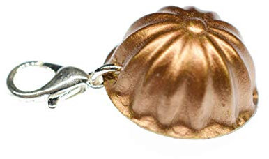 Miniblings cuisson moule à gâteau moule cuisson charm moule pudding gâteau Gugelhupf - Bijoux Fashion main argenté plaqué I Pendentifs - breloque pendentif - pendentif pour bracelet
